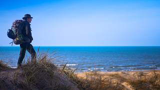 Hiking and Cycling from Indiana Dunes to Michigan