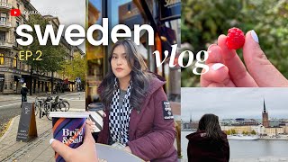 Sweden Vlog 🇸🇪EP.2 | ชิมกาแฟที่ Stockholm ☕️, เก็บ raspberry🫐ครั้งแรก, เจอครอบครัว | wawakul