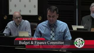 Budget & Finance Committee - June 23, 2020