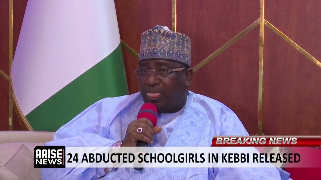 Kebbi State Governor On Release of 24 Abducted Schoolgirls from Maga 