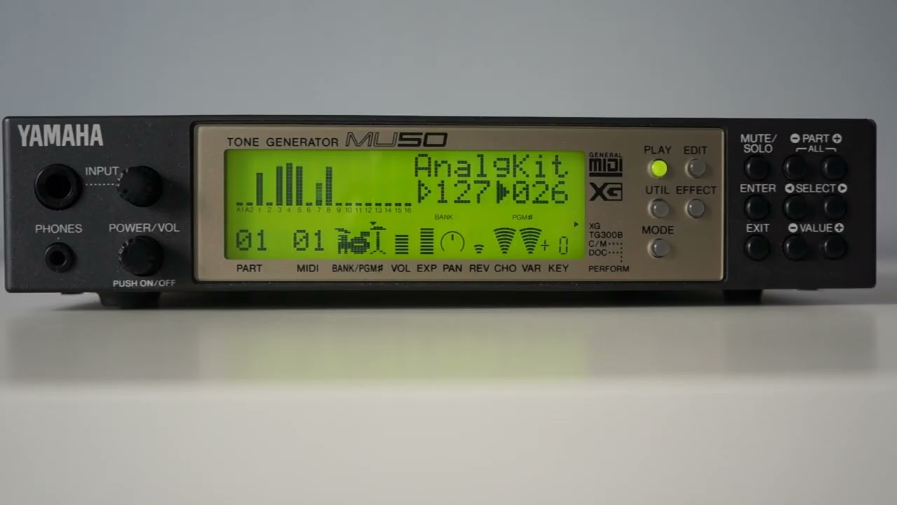 Yamaha MU50 90s Dance Demo - YouTube