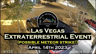 Vegas Meteor CAUGHT ON CAMERA #2023 UFO Footage Las Vegas UFO Ring Cam WYZE Extraterrestrial Event by MOJO ADVENTURES 612 views 10 months ago 32 seconds