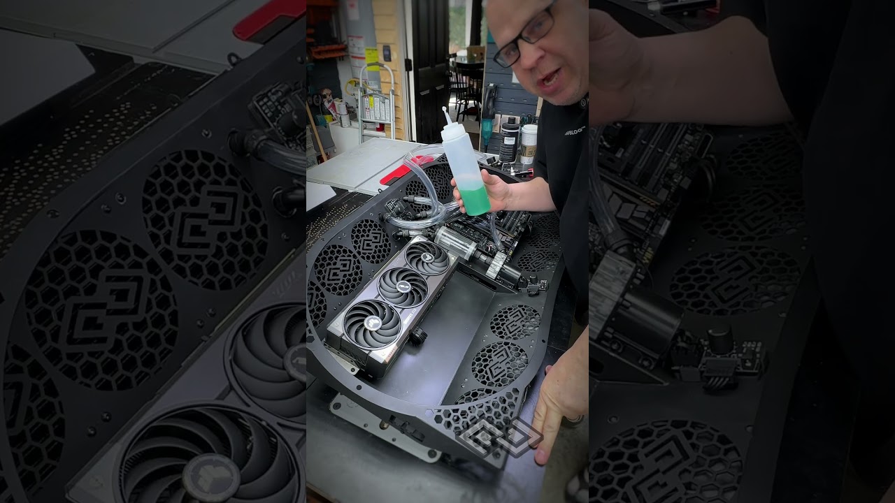 Обновление для ПК с кастомной системой жидкостного охлаждения. Работает!!! ⭐️😎👍 