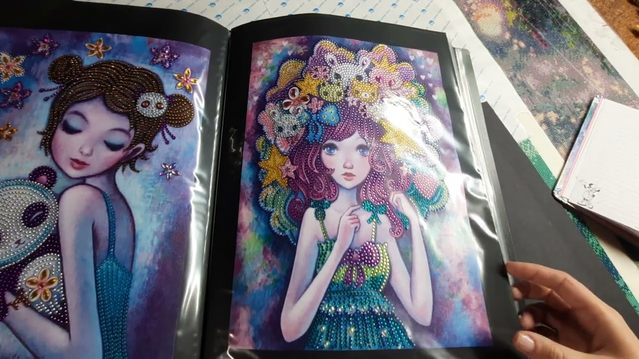 Diamond painting: mes toiles terminés de février et mars 2022 🤗🤩