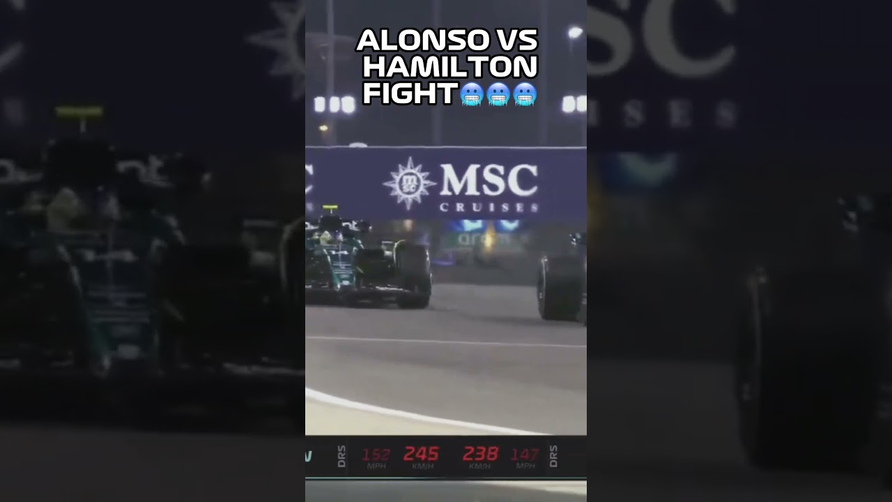 ALONSO VS HAMILTON FIGHT🥶🥶🥶