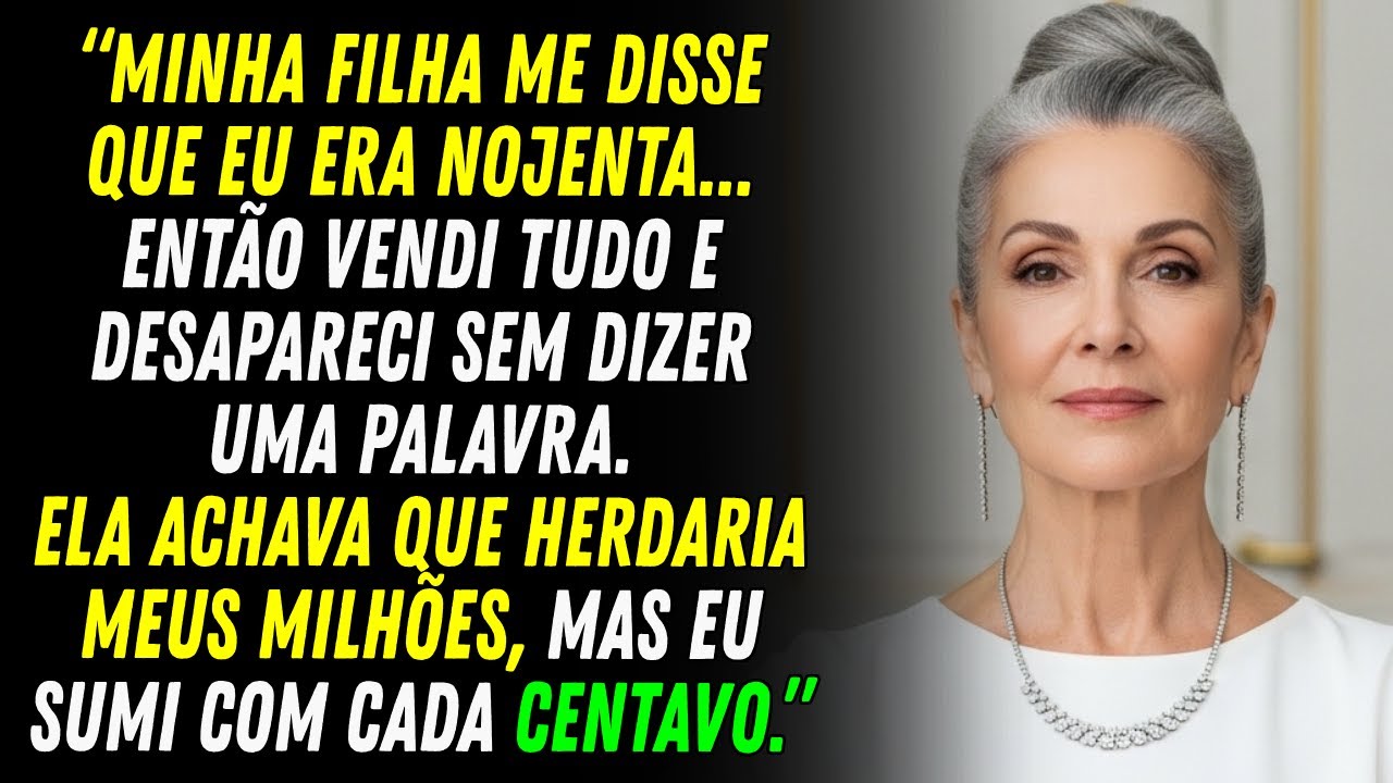 Minha filha disse que eu era nojenta... Então vendi tudo e fui embora sem contar nada a ela