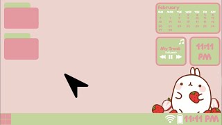 Cute Computer Intro Template (No Text & Free to use!)