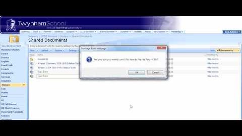 8 Basic SharePoint Features for end users. Part 7