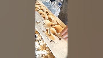 Furniture pattern carving process- Good tools and machinery make work easy 1!