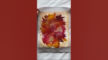 The Best Gelli Printing Techniques Using Alcohol Inks #shorts