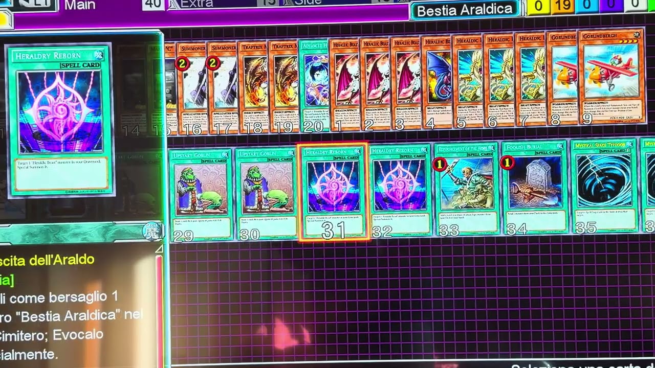 Deck Bestia Araldica / Heraldic Beast Settembre 2013