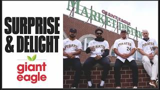 Pirates Players, Alumni and Mascots Surprise the Community with Giant Eagle