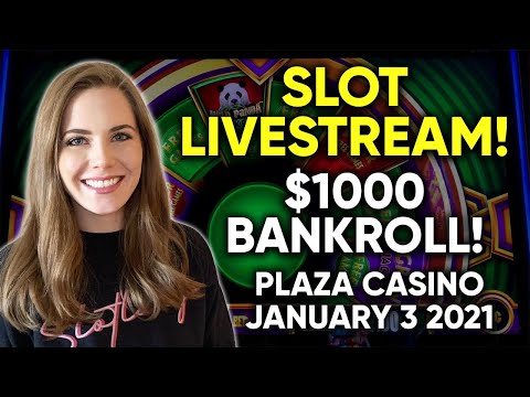 SLOT LIVESTREAM!! $1000 Bankroll!! Let’s start the new year right!