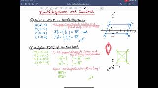 Vektoren, Nachweis Quadrat, Parallelogramm, analytische Geometrie￼