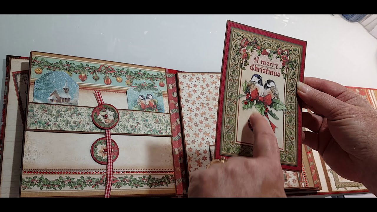 Album Classic Christmas de Stamperia : présentation finale