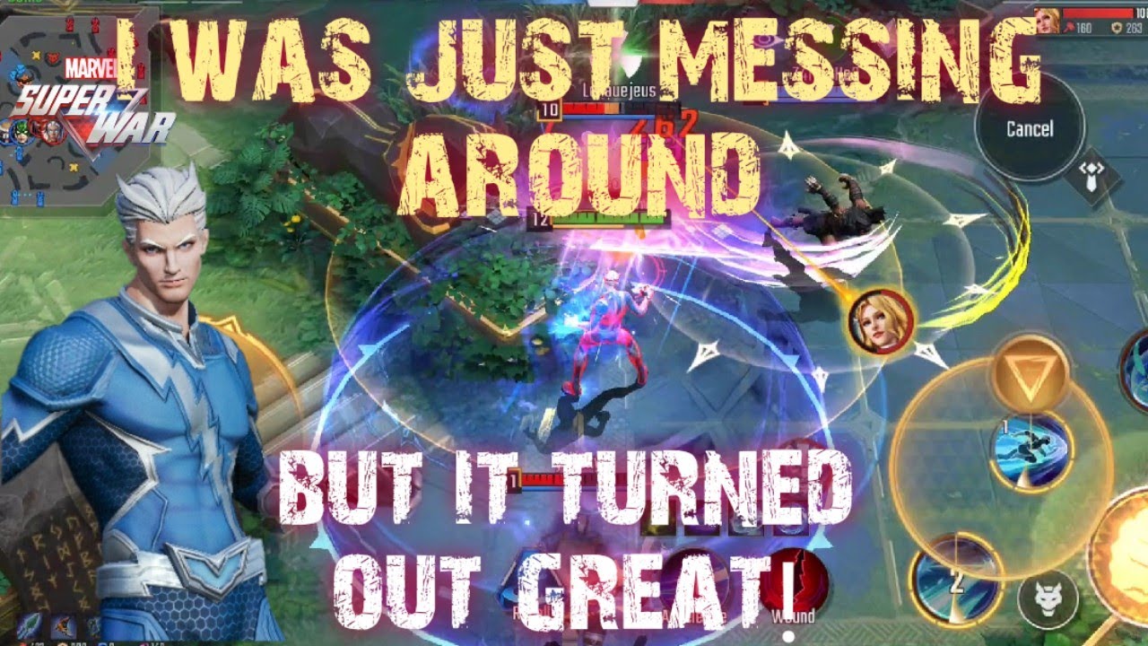 MARVEL SUPER WAR: Quicksilver Tripping around - TROLL BUILD+POWER CORE