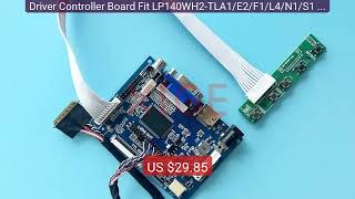 Driver Controller Board Fit LP140WH2-TLA1/E2/F1/L4/N1/S1 DIY K... — Best Buy 2026 | Great Quality!