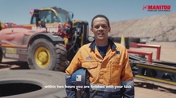 Manitou Tyre handler attachment- customer testimonials