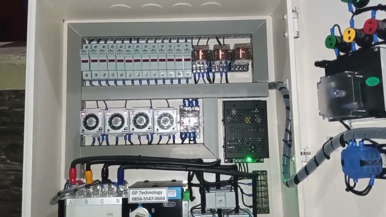 Panel ATS 3 phase bisa di pakai untuk kwh  metar 1 phase spek super _ pesanan dari Ternate