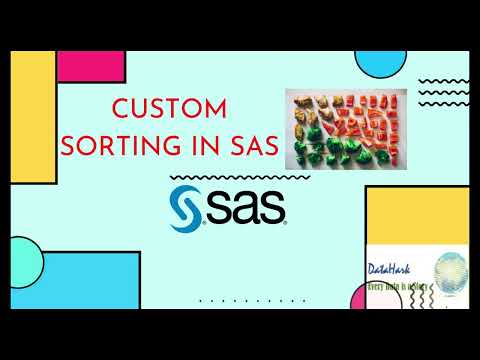 Custom Sorting in SAS | Practical Problems