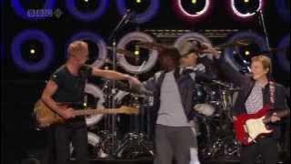 Sting & John Mayer & Kanye West  The Police - Message In A Bottle BBC HD Live Earth