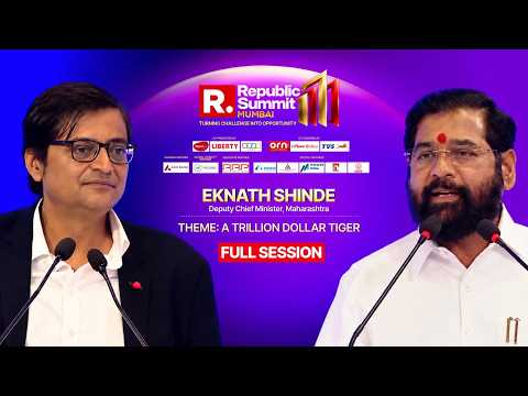 Maharashtra Deputy CM Eknath Shinde At Republic Summit 2026: A Trillion Dollar Tiger