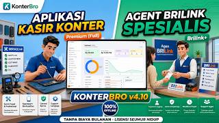 Aplikasi Konter Lengkap Servis Brilink dan Kasir -  Offline Gratis Demo | Konterbro  screenshot 4