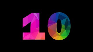 Geometric Countdown Timer | 0:10