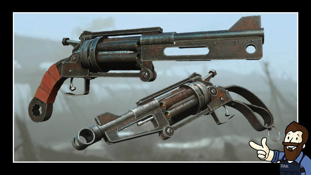 The Scrap Revolver - Rust Inspired Animation Preview - Fallout 4 Mod ...