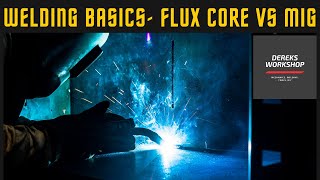 Wire Feed Welding Basics - Difference Between Gasless Flux Core and MIG Welding