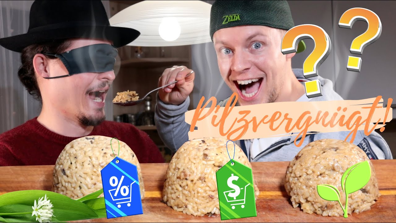 Das beste Steinpilz Risotto - selbstgemacht oder gekauft? Blind-Verkostung für Pilzexperte Stefan 😁