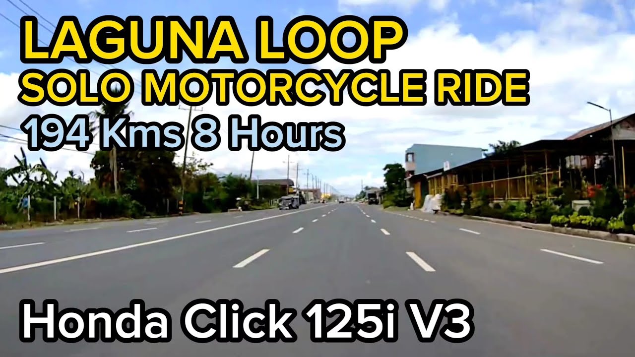 LAGUNA LOOP OCT 2023 | SOLO MOTORCYCLE RIDE | HONDA CLICK 125i v3 - YouTube