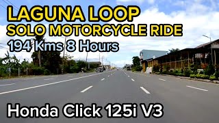 LAGUNA LOOP OCT 2023 | SOLO MOTORCYCLE RIDE | HONDA CLICK 125i v3
