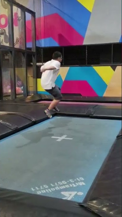 TRAMPOLINE at Bounce SG! #shorts  #youtubeshorts #kids #satisfying #viral #trampoline #bounce