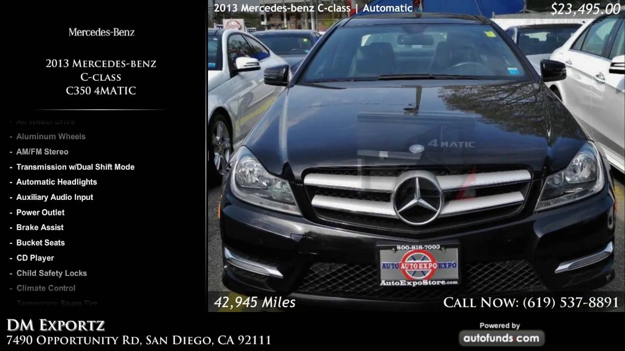 Used 2013 Mercedes-benz C-class | DM Exportz, San Diego, CA
