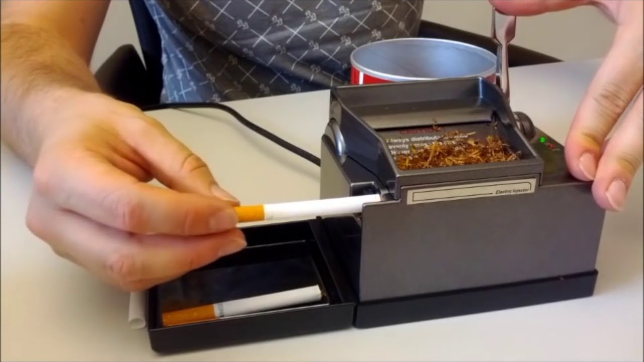 Tubeuse à cigarette, Machines à rouler des cigarettes