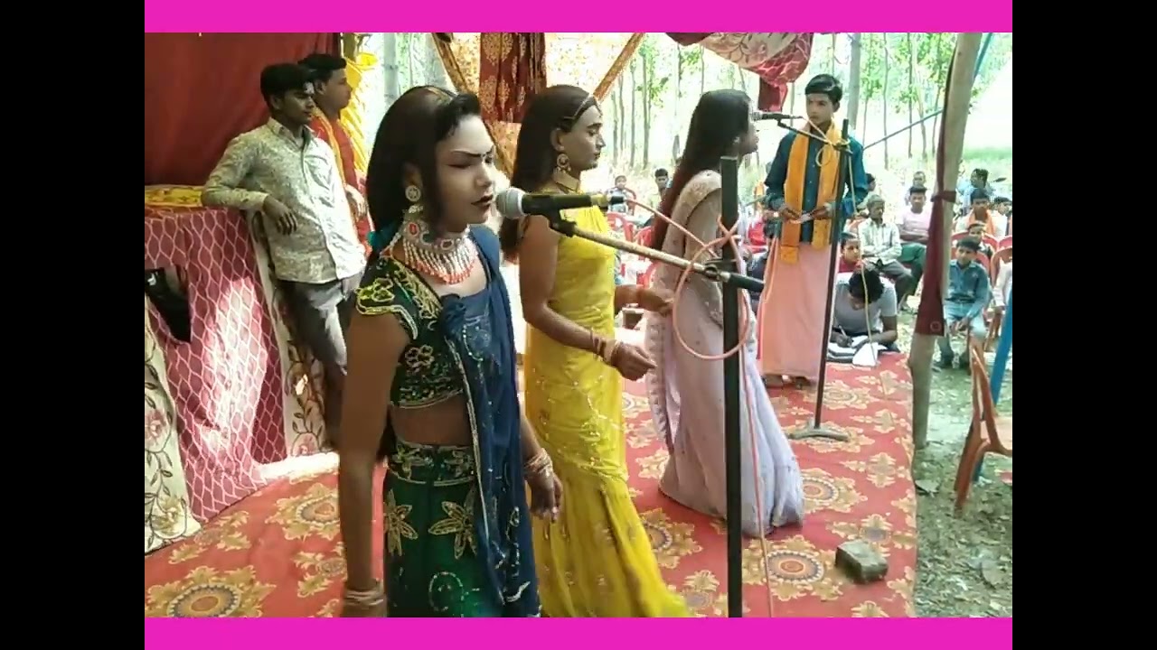 रबी डांसर के द्वारा गाया गया भजन राम आएंगे तो अंगना सजाएंगे त्रिभुवन यादव पार्टी जैतपुर