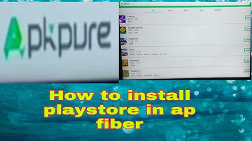 How to install playstore or games in ap fiber in telugu || video 9 ||