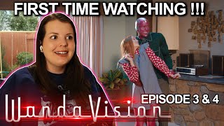 WandaVision (2021) - Episodes 3 & 4 - First Time Watching - Reaction!!!