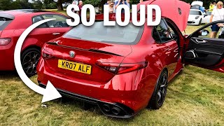 This Ferrari-V6 Alfa Romeo Is Ridiculously Loud!
