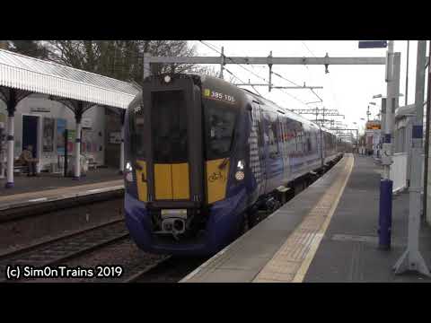 Trains at Linlithgow (12th March 2019)
