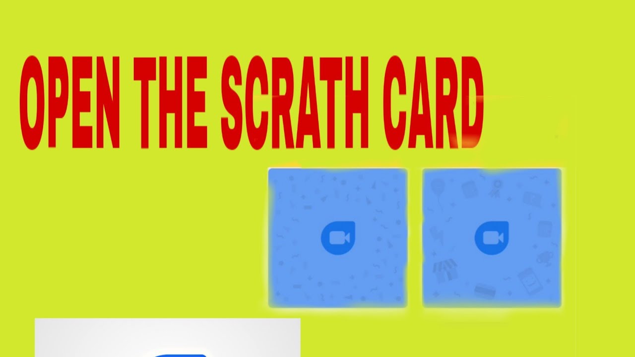 Open the scratch card