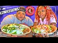 CHIPOTLE MUKBANG| CONFESSIONS *SHE CRIED*