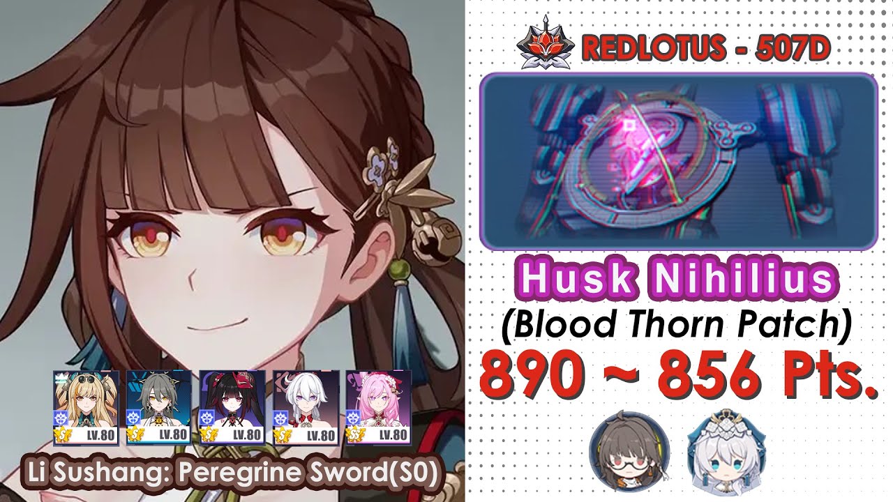 Honkai Impact 3rd: Ex Abyss RedLotus (507D) V8.2 |  Husk Nihilius(Bleed) | PS(S0) w/ Friends.