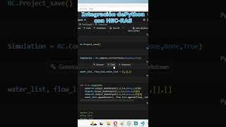 Conoce más de la integración de Python con HEC-RAS.