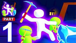 Dungeon Master Cult & Craft - Gameplay Walkthrough Part 1 Tutorial Stickman Cave Dig Deep (Android) screenshot 4