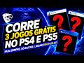 CORRE! 3 JOGOS GRÁTIS PARA SEMPRE No PS4 e PS5! SEM PLUS, SÓ BAIXAR e JOGAR!