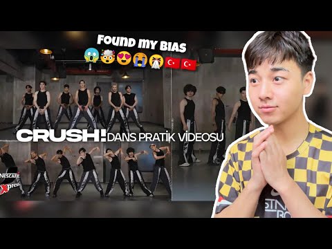 CRUSH DP 05 | Crush Dance Practice | Jeevan REACTION (Turkish Boy Band)