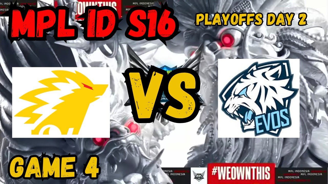 ONIC VS EVOS || PLAYOFFS DAY 2 [GAME 4] 