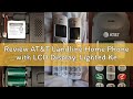 Review AT&amp;T Landline Home Phone with LCD Display, Lighted Keypad, Caller ID/Call Waiting, Cordless P